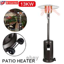 13KW Outdoor Garden Gas Patio Heater Standing Propane Heaters Fire BBQ Warmth UK