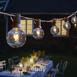 150ft G40 Mains Powered Garden String Lights Party XMAS Wedding Outdoor 160Bulbs