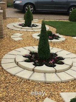 1.2m Buff Stone Planter Garden Circle patio Large herb Delivery Exceptions
