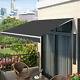 2.5x3m Patio Awning Manual Garden Canopy Sun Shade Retractable Shelter Outdoor