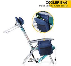 2 x Folding Camping Chairs Fishing Deck Chair Garden Outdoor Patio Beach Picnic