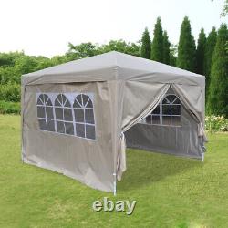 3 X 3m Pop Up Gazebo Garden Outdoor Patio Wedding Party Marquee Canopy Tent
