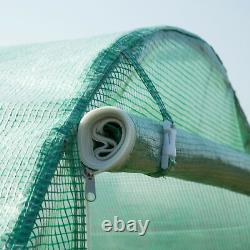 4 Size Walk-in Greenhouse Polly Tunnel Patio Garden Outdoor Polytunnel Frame
