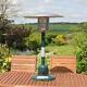 4kw Garden Gas Patio Heater Outdoor Table Top Polished Stainless Steel