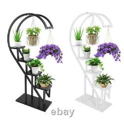 6 Holder Plant Pot Stand Flower Display Shelf Garden Patio Indoor Outdoor Decor