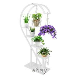 6 Holder Plant Pot Stand Flower Display Shelf Garden Patio Indoor Outdoor Decor