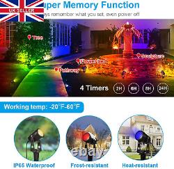 B-Right Outdoor Garden Lights Mains Powered with Remote Timer, 16 Colours 8 Mode