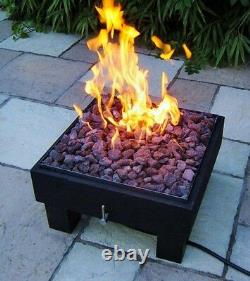 BrightStar Fires, VEGA LPG Gas Fire Pit outdoor garden patio heater 18kw UK