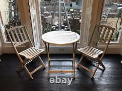 Charles Bentley Wood Outdoor Garden Patio Bistro Set 2 Chairs, 1 Table (#5of5)