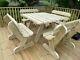 Classic Patio Set 8 Seater Wooden Picnic Table Bench Pub Garden Outdoor
