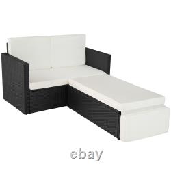 Corner Sofa Garden Furniture Rattan Set Outdoor Patio Metal 2 Seater Cushions