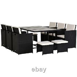 Cube 2019 Rattan Garden Furniture Set Chairs Table Outdoor Patio Wicker 10 Seats