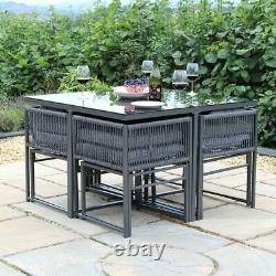 Cube Dining Garden Furniture 8 Seat Patio Set In/Outdoor, Modern, High Quality