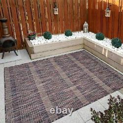 Durable Soft Plastic Outdoor Summer Garden Rugs Weather Resistant Patio Area Mat