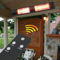 Electric Garden Patio Heater with 3000W 2KW Outdoor Wall Mounted Infrared IP65