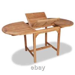Extending Garden Table Outdoor Patio Furniture Teak Wood