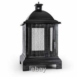 Fire Pit Patio Heaters BBQ Outdoor Garden Basket Stove Lantern Fireplace Antique