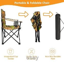 Folding Camping Chairs Lightweight Outdoor Patio Garden Beach Chair Fishing Seat