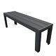 Garden Bench Seat With Metal Frame Outdoor Patio Furniture