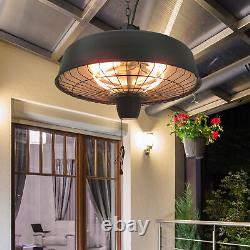 Garden Electric Heater Patio Ceiling Hanging Halogen Infrared Light 1KW / 2.5KW