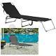 Garden Folding Chair Sun Lounger Bed Outdoor Recliner Seat Beach Camping Patio