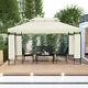 Garden Gazebo 3m X 4m Outdoor Marquee Party Tent Shelter Pavilion Patio 3 Colour