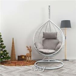 Garden Hanging Egg Swing Chair Patio Rattan Hammock Furniture Indoor Outdoor