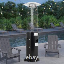 Garden Patio Cylinder Gas Heater 13KW Free Standing Outdoor Anti-Tilt Warmer