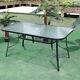 Garden Patio Dining Table Outdoor Bistro Tables Furniture With Metal Frame Glass