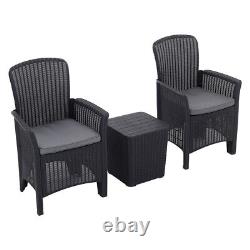 Garden Patio Rattan Set Table And Chairs Outdoor Furniture Sofa Chair & Cushions