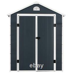 Garden Storage Shed Outdoor Patio Shed With Latch Window 6ft x 6ft