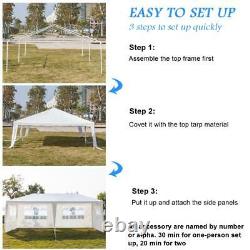 Gazebo Marquee Party Tent With Sides Waterproof Garden Patio Outdoor Canopy 3x6M