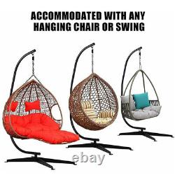 Hanging Swing Chair Hammock Stand French Egg Seat Frame Garden Outdoor Patio