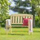 Harrier Wooden Garden Benches 3 Sizes Luxury Outdoor / Patio Furniture