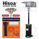 Hisoa 14kw Outdoor Garden Gas Patio Heater Standing Propane Heaters Wheels Cover
