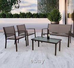 Home Indoor Outdoor Balcony Patio Garden Furniture Sofa Chair Glass Table