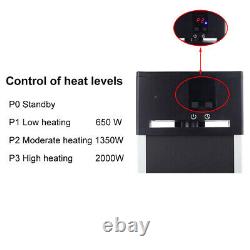 Infrared Outdoor Standing Patio Heater Electric Carbon Fiber Garden Warmer 1/2KW