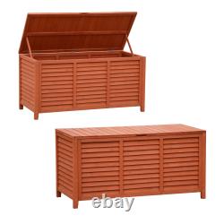 Kct Outdoor Wooden Storage Box Garden Bench Furniture Patio Seat Tool Toy Chest
