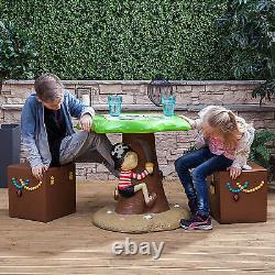 Kids Pirate Outdoor Garden Patio Table & Stools Furniture Set for Children
