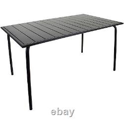 Metal Outdoor Furniture Heavy Duty Garden Cafe Patio Seating Table Chair Party