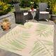 Multi Tropical Rugs Geometric Abstract Outdoor Garden Patio Washable Runner Mats