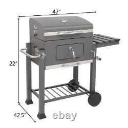 New Charcoal BBQ's Heat Indicator Barbecue Outdoor Garden Patio Grills Grey UK