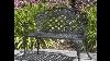 New Outdoor Patio Furniture Cast Aluminum Garden Bench Buy Aluminum Garden Bench