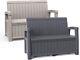 Outdoor 2-seater Garden Storage Bench Patio Seating With 184l Store Capacity