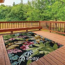Outdoor Patio Rugs, Small Extra Large Garden Modern Geometric Mats Conservatory