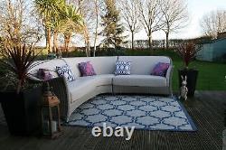 Outdoor/indoor weatherproof woven rug. Patio-garden-picnic-caravan-conservatory