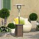 Outsunny 12kw Outdoor Garden Patio Gas Heater Rattan Wicker Free Standing Bbq