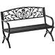 Outsunny 2 Seater Garden Bench Patio Vintage Loveseat Outdoor Decorative Seat