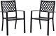 Patio Dining Chairs Set Of 2 Outdoor Dining Chair Garden Balcony Yard Armchair