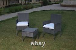 Rattan Garden Furniture Chair Set Outdoor patio Wicker New With Coffee Table UK